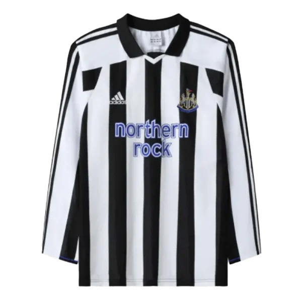 2003/04 Newcastle Retro Long Sleeve Jersey Home