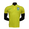 Brazil Men's 2024 Slim Fit POLO Shirt - Yellow