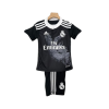 Real Madrid 14-15 Third Retro Kid Kits Black Jersey