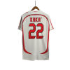 2006-07 AC Milan Ronaldo #99 Kak¨¤ #22 Maldini #3 Pirlo #21 UCL Final Retro Jersey Away Replica
