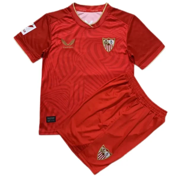 2023/24 Kids Sevilla Away Kit Jersey+Short
