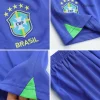Brazil Kids World Cup 2022 Soccer Jersey Home Kit(Jersey+Shorts)