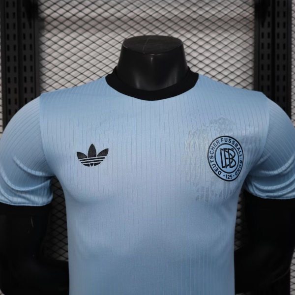 Adidas Germany 125th Anniversary Blue Goalkeeper Shirt Player Version 2025