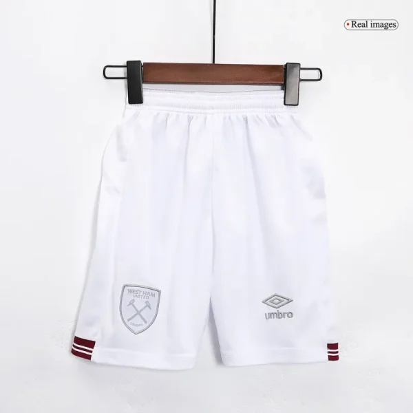 2023/24 Kids West Ham United Away Kit Jersey+Short