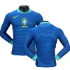 Authentic Soccer Jersey Brazil Away Shirt Long Sleeve 2024