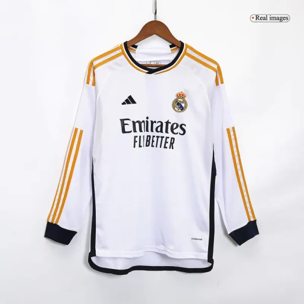 2023/24 Real Madrid Home Long Sleeve Jersey