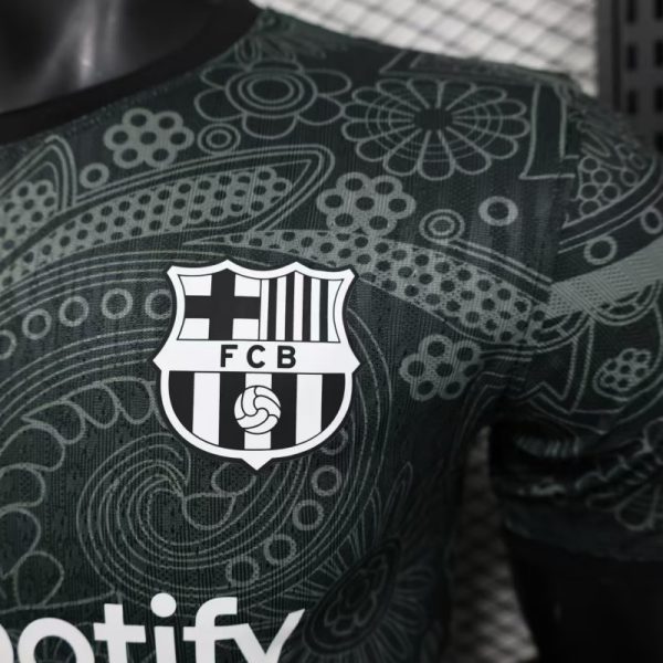 2024/25 Barcelona Away Jersey Spotify Logo Without Text Player Version