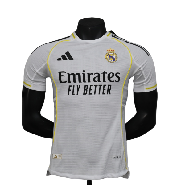 2025/26  Real Madrid Home Soccer Jersey Player Version