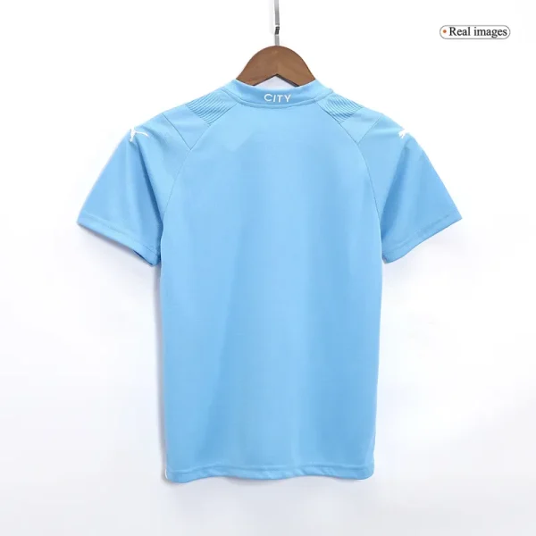 Kids Manchester City Home Kit(Jersey+Short+Socks) 2023/24