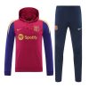 2024-25 Barcelona Zipper Sweatshirt Kit(Top+Pants) White