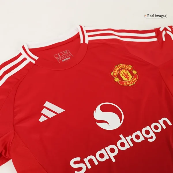 2024/25 Manchester United Home Kit(Jersey+Shorts)
