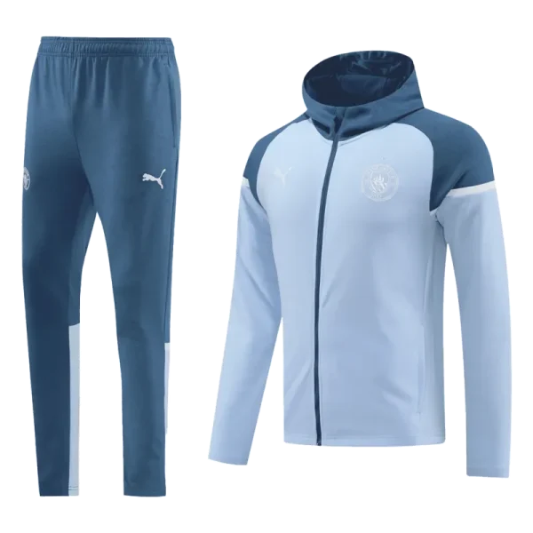 Manchester City Hoodie Training Kit (Jacket+Pants) 2024-25