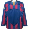2005/06 Barcelona Retro Long Sleeve UCL Edition Home Jersey