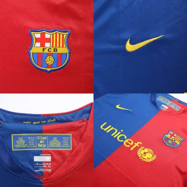 Barcelona UCL Final Retro Home Jersey 2008/09