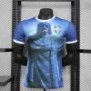 Brazil Nation 2024 Cristo Redeemer Player Edition Blue Football Jersey Shirt