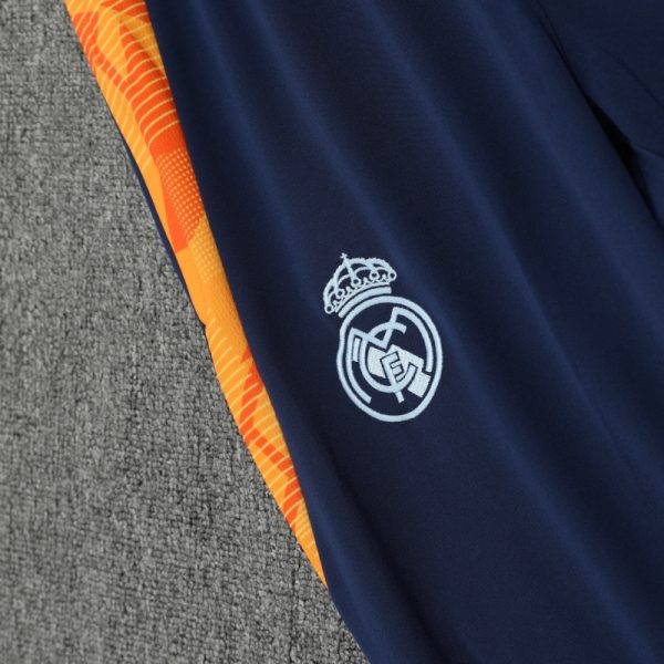 2024-25 Real Madrid Zipper Sweatshirt Kit(Top+Pants) White