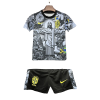 2024 Brazil Christ the Redeemer Special Kids Kit Football Jersey